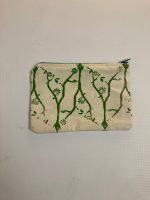 Pencil case, green plant print