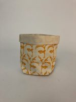 Plant bag with yellow plant print