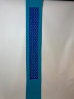 Table runner blue design with blue border